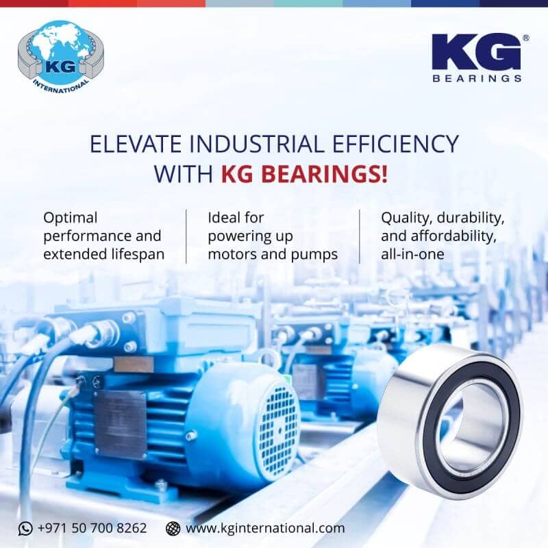 Elevate Industrial Efficiency With KG Bearings