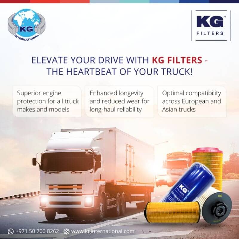 Elevate You Drive With KG Filters - The Heartbeat of Your Truck