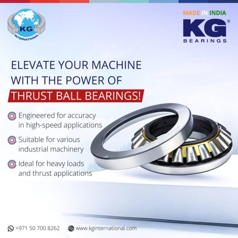 Elevate Your Machine With The Power Of Thrust Ball Bearings