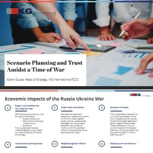 Scenario Planning And Trust Amidst A Time Of War