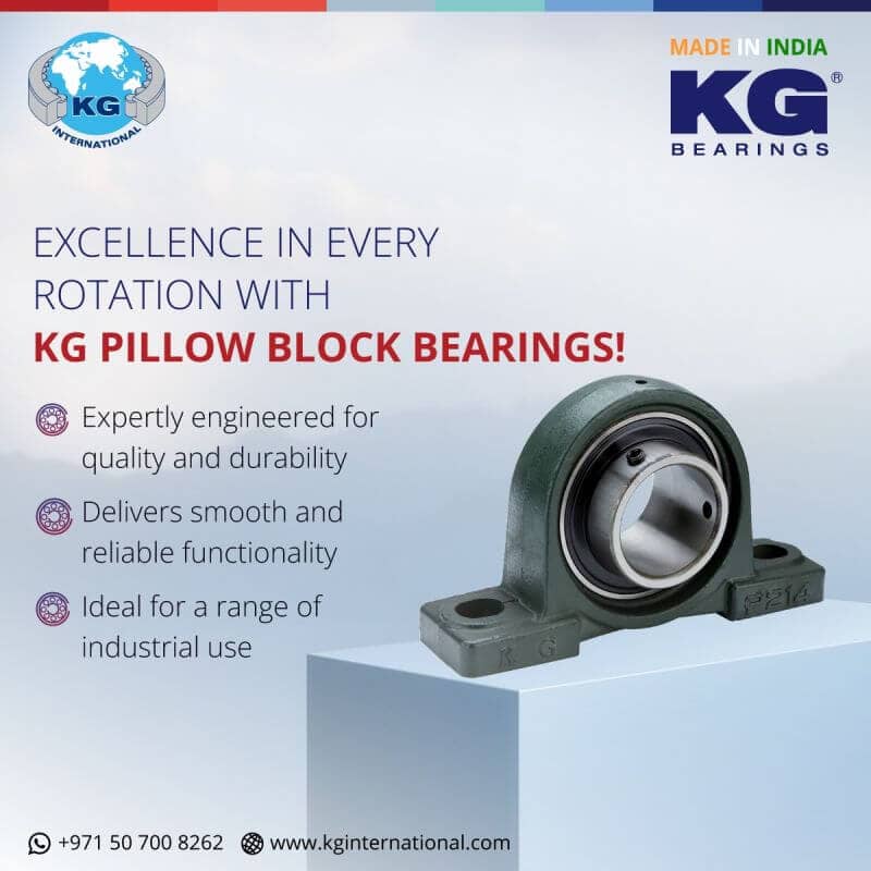 Excellence In Every Rotation With KG Pillow Block Bearings