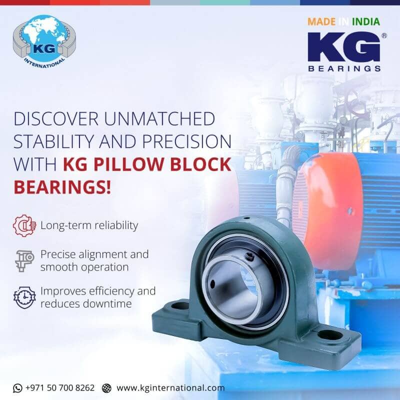 Discover Unmatched Stability And Precision With KG Pillow Block Bearings