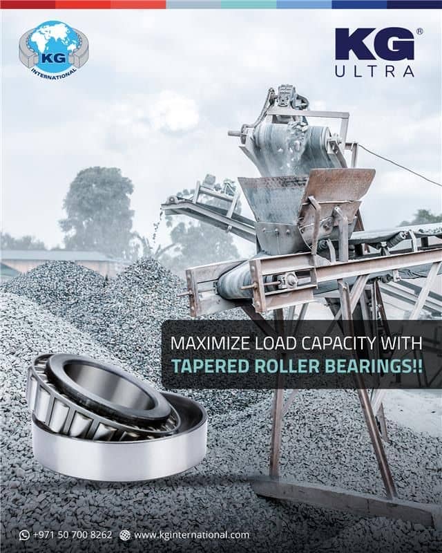Maximize Load Capacity with Tapered Roller Bearings!!- Social Media