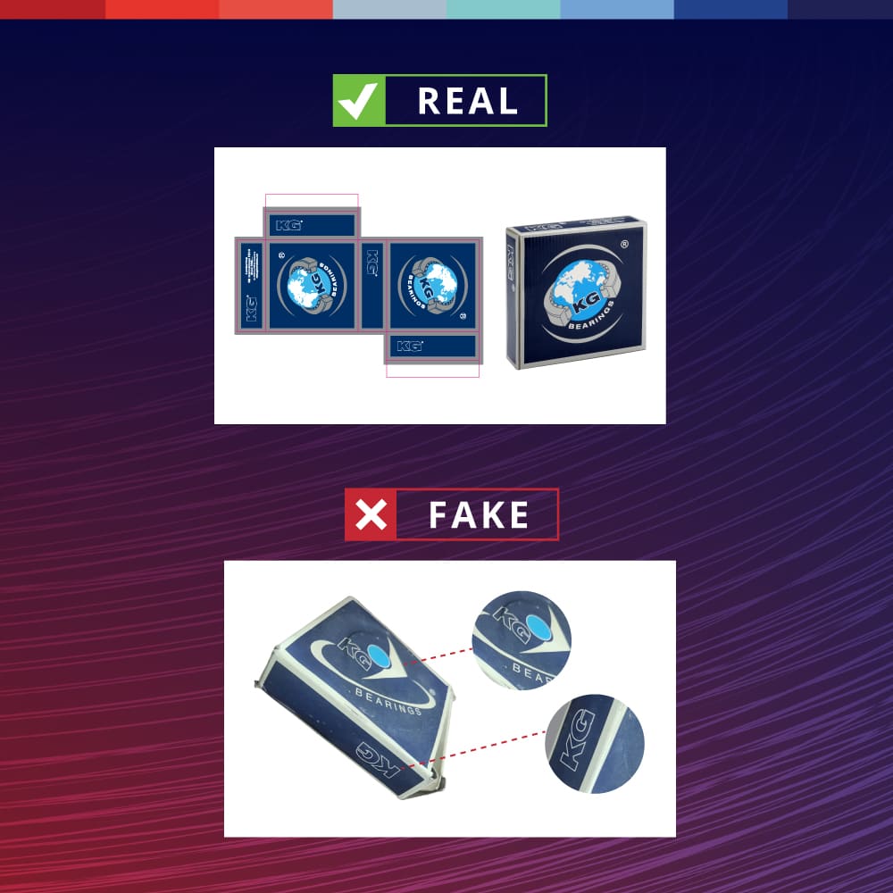 KG's Commitment to Combating Counterfeit Bearings