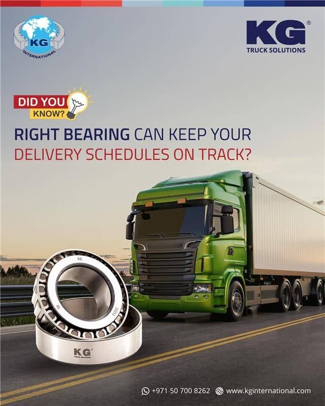 Right Bearing Can Keep Your Delivery Schedules on Track? - Social Media